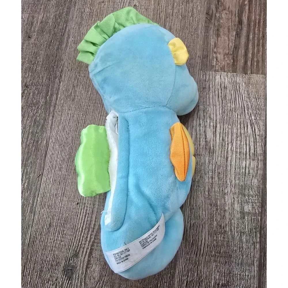 Fisher•Price Soothe & Glow SEAHORSE Blue Plush Lights Up & Plays Soothing Music‎